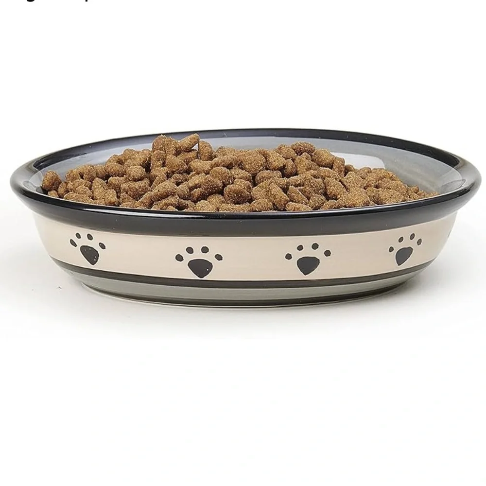PetRageous Black and Gray Pet Bowl - bundle